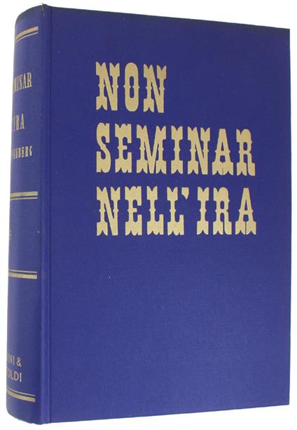 Non Seminar Nell'Ira - copertina