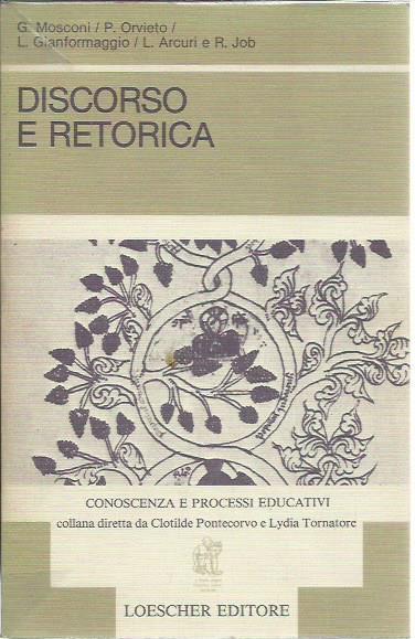 Discorso e retorica - copertina