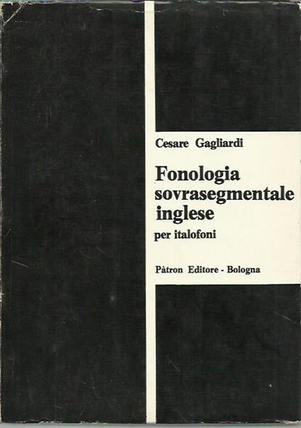 Fonologia sovrasegmentale inglese per italofoni - copertina