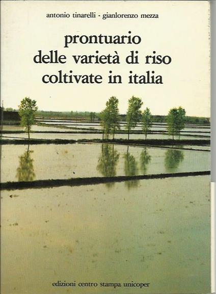 Prontuario delle varietà di riso coltivate in Italia - copertina