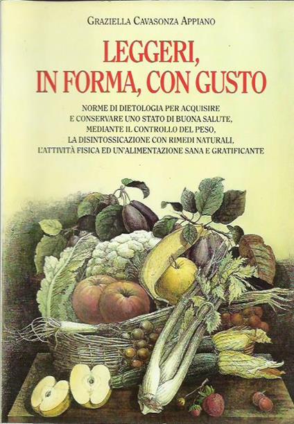 Leggeri, in forma, con gusto - copertina