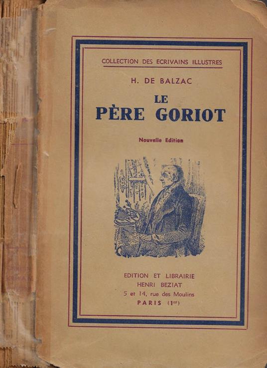 Le Père Goriot - Honoré de Balzac - copertina