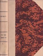 Numen, volume VII-VIII, 1960-61