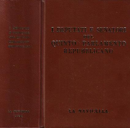 I Deputati e Senatori del Quinto Parlamento Repubblicano - copertina