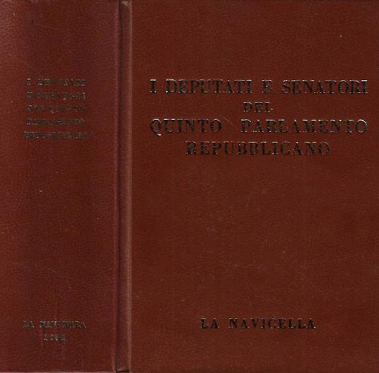 I Deputati e Senatori del Quinto Parlamento Repubblicano - copertina