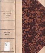 The english historical review, volume LXXXIX, anno 1974