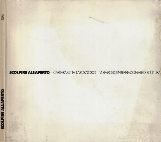 Scolpire all'aperto - copertina