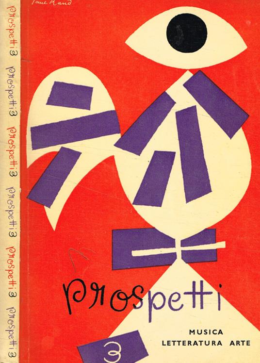 Prospetti. Musica letteratura arte n.3 - copertina