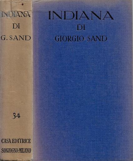 Indiana - George Sand - copertina