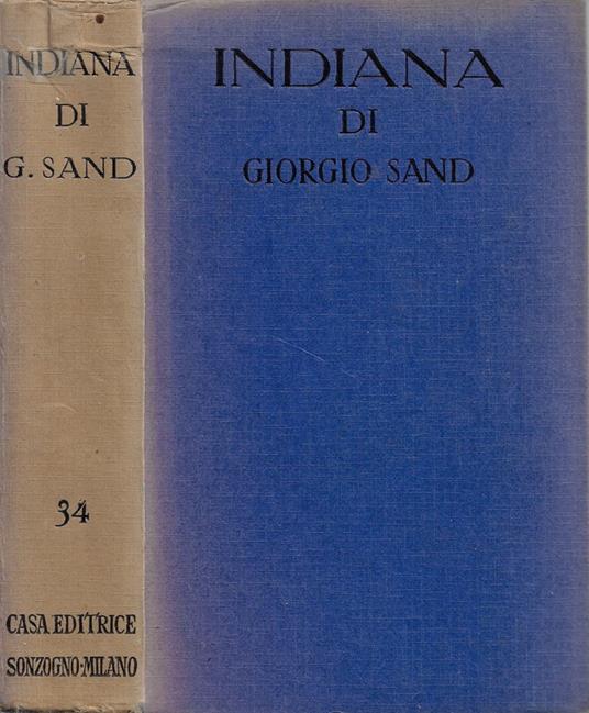 Indiana - George Sand - copertina