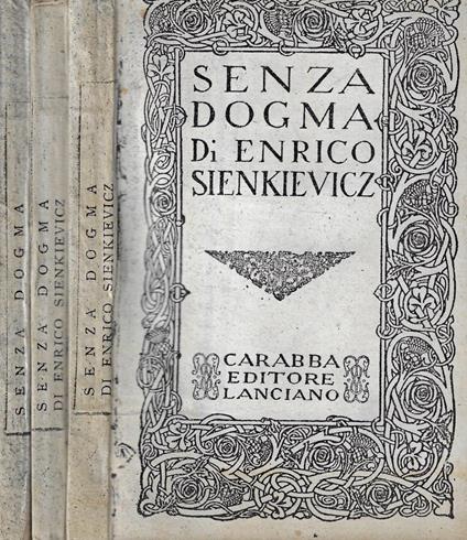 Senza dogma - copertina