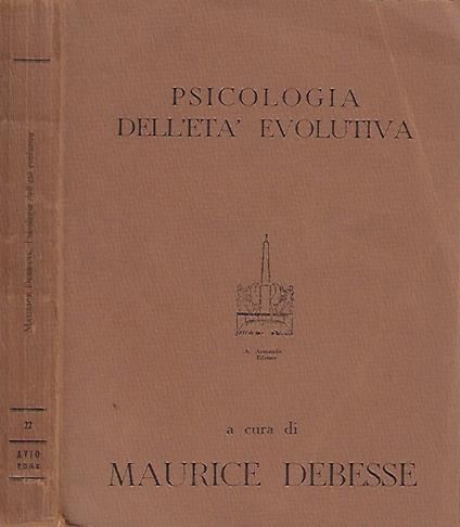 Psicologia dell'età evolutiva - copertina