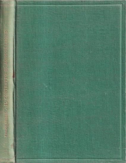 Il contratto di assicurazione - copertina