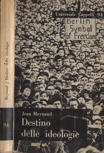 Destino delle ideologie - copertina