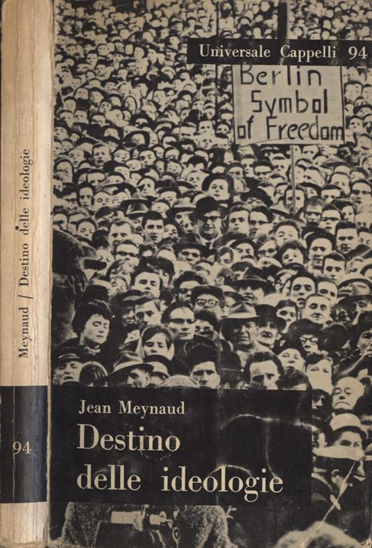 Destino delle ideologie - copertina