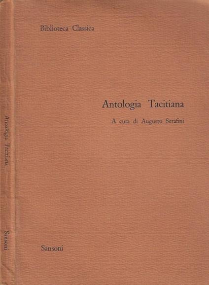 Antologia Tacitiana - copertina