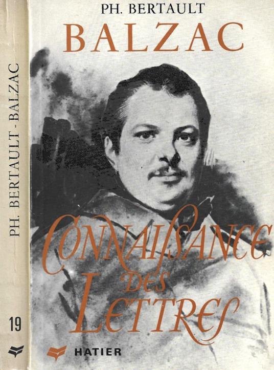 Balzac. Connaissance des lettres - copertina