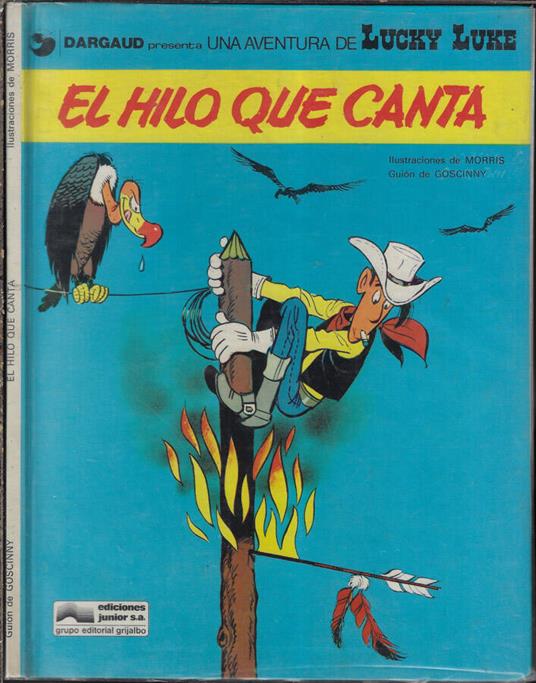 Lucky Luke el hilo que canta - copertina