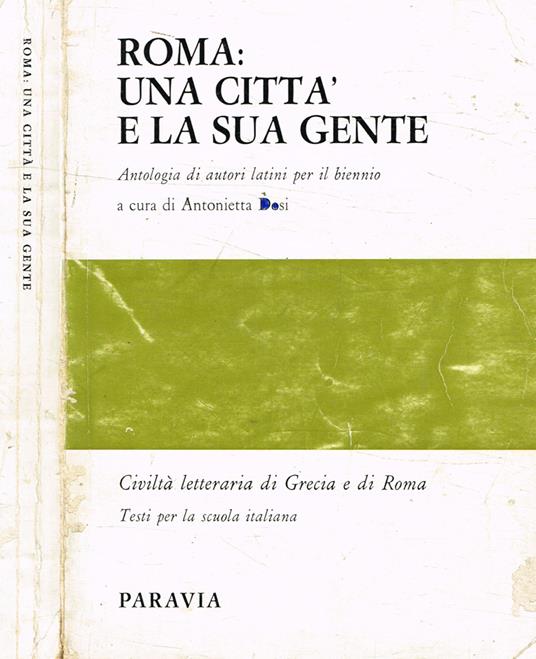 Roma: una città e la sua gente - copertina