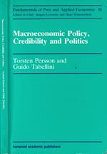 Macroeconomic policy, credibility and politics