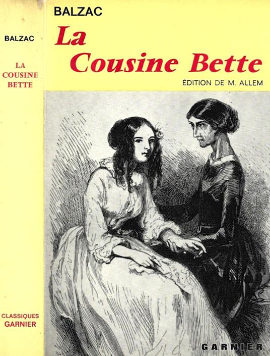 La cousine Bette - Honoré de Balzac - copertina