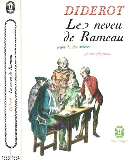 Le neveu de Rameau suivi de six oeuvres philosophiques - Denis Diderot - copertina