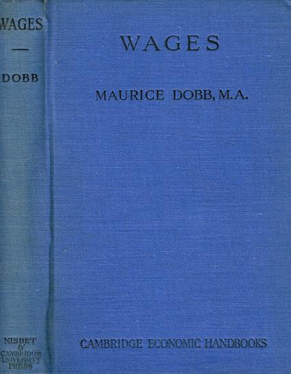 Wages - Maurice Dobb - copertina