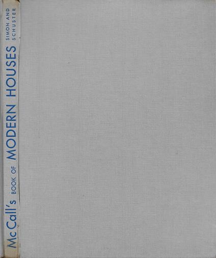 McCall's Book of Modern Houses - Mary Davis Gillies - copertina