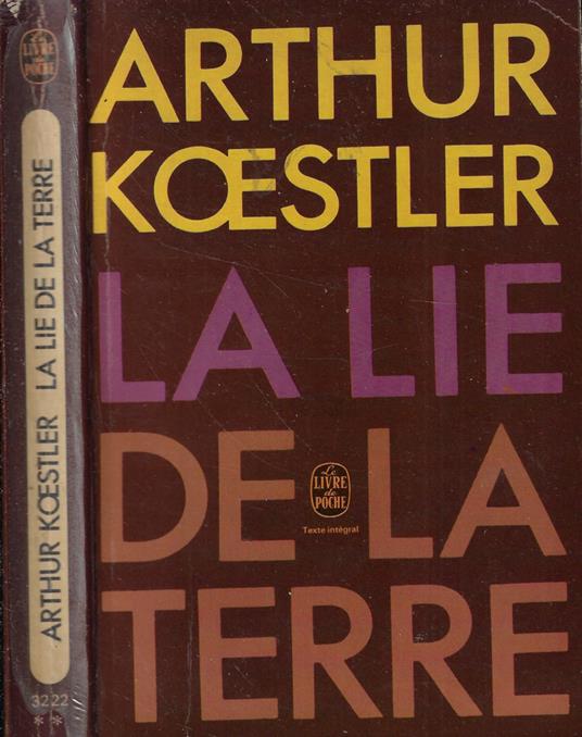La lie de la terre - Arthur Koestler - copertina