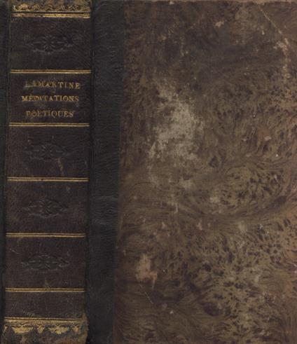 Meditations poetiques - Alphonse de Lamartine - copertina