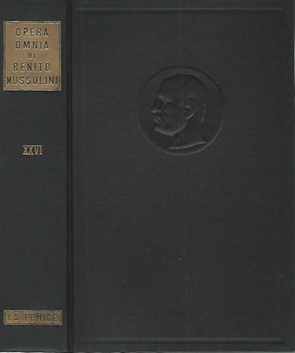 Opera Omnia - Benito Mussolini - copertina