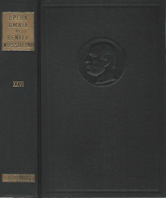 Opera Omnia - Benito Mussolini - copertina