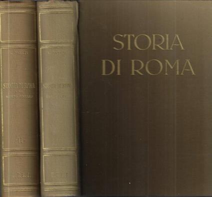 Storia di Roma Vol. I - II - Luigi Pareti - copertina