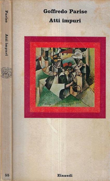 Atti impuri - Goffredo Parise - copertina