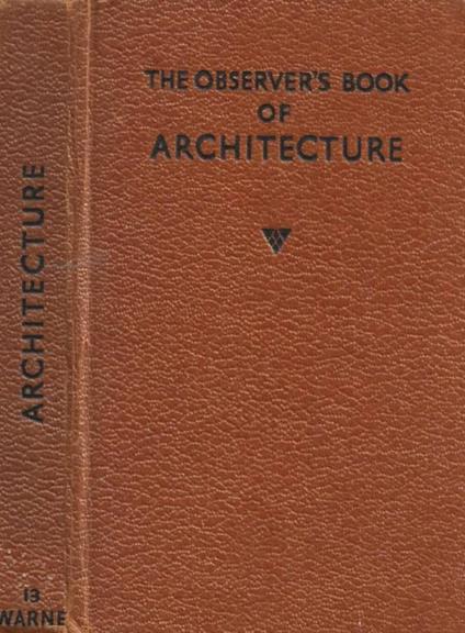 The observer's book of Architecture - John Penoyre - copertina