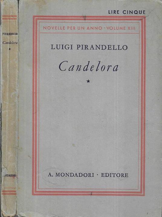 Candelora - Luigi Pirandello - copertina