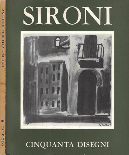 Sironi - Antonio Porcella - copertina