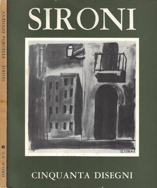 Sironi - Antonio Porcella - copertina