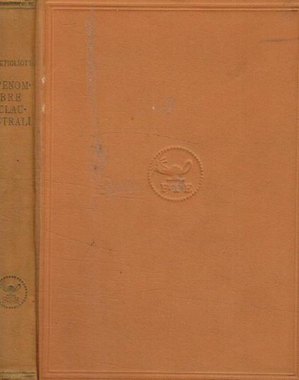 Penombre claustrali - Giuseppe Portigliotti - copertina