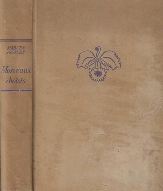 Morceaux choisis - Marcel Proust - copertina