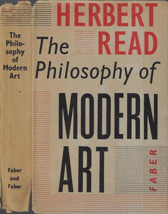 The philosophy of modern art - Herbert Read - copertina