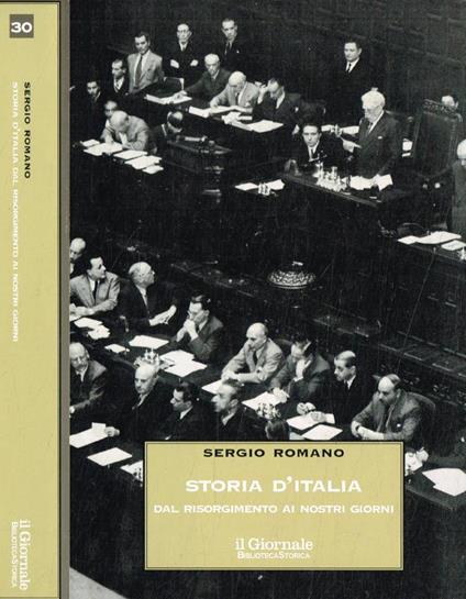 Storia d'Italia dal Risorgimento ai nostri giorni - Sergio Romano - copertina