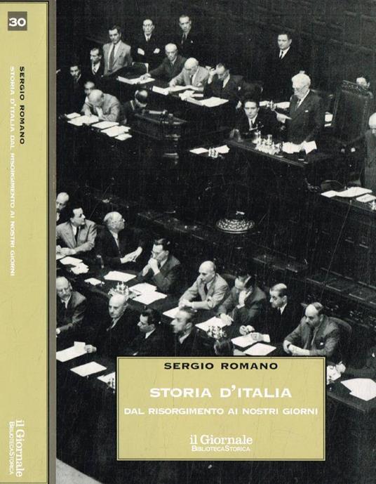 Storia d'Italia dal Risorgimento ai nostri giorni - Sergio Romano - copertina