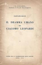 Il dramma umano di Giacomo Leopardi (Autografo)