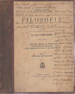 Principii di filosofia vol II