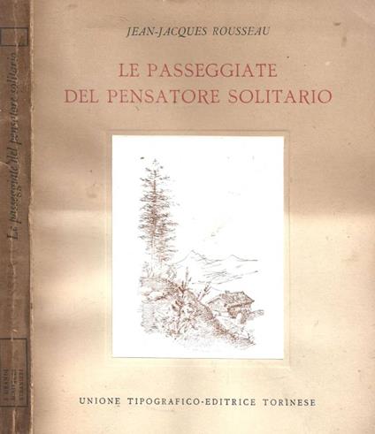 Le passeggiate del pensatore solitario - Jean-Jacques Rousseau - copertina