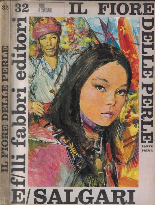 Il fiore delle perle parte prima - Emilio Salgari - copertina