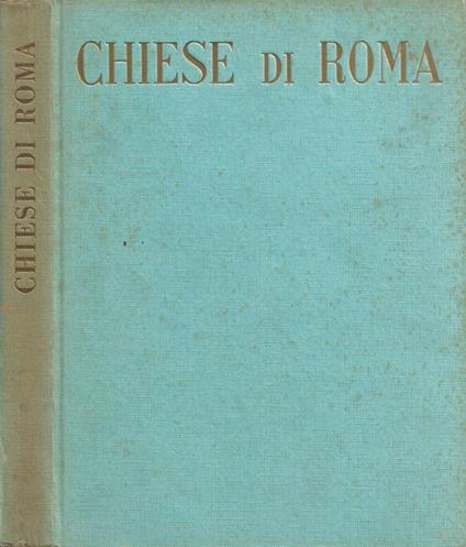 Chiese di Roma - Mario Salmi - copertina