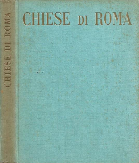 Chiese di Roma - Mario Salmi - copertina