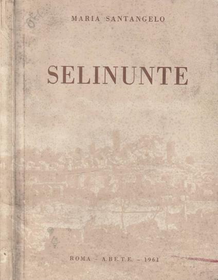 Selinunte - Maria Santangelo - copertina